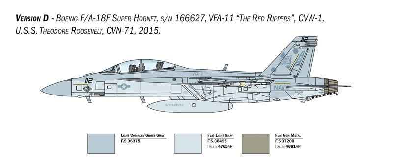 Italeri 1/48 McDonnell-Douglas F/A-18F Hornet # 2823