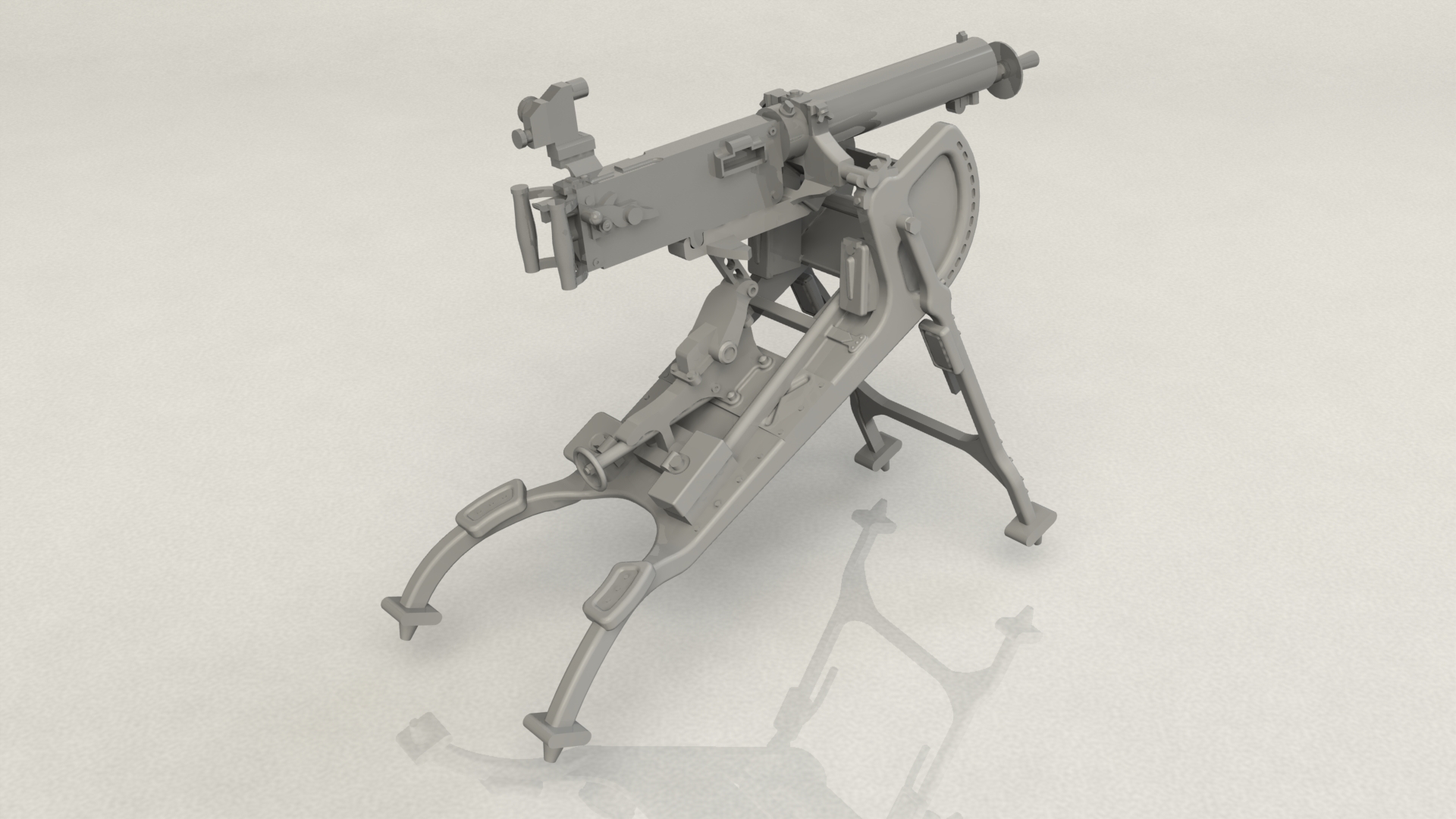 ICM 1/35 German MG08 Machine Gun # 35710