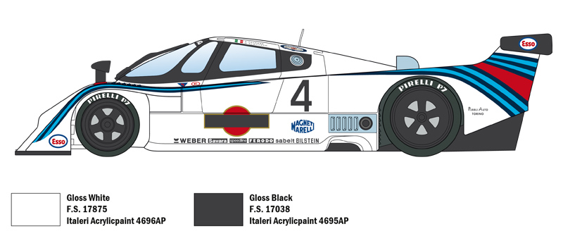 Italeri 1/24 LANCIA LC2 # 3641