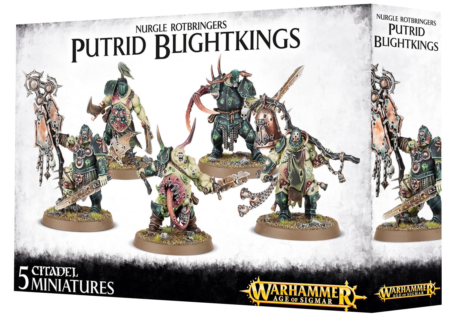 Games Workshop Nurgle Rotbringers Putrid Blightkings # 83-28