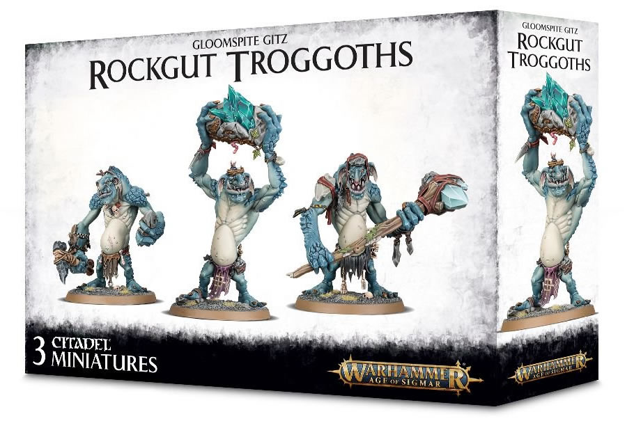 Games Workshop Gloomspite Gitz Rockgut Troggoths # 89-33