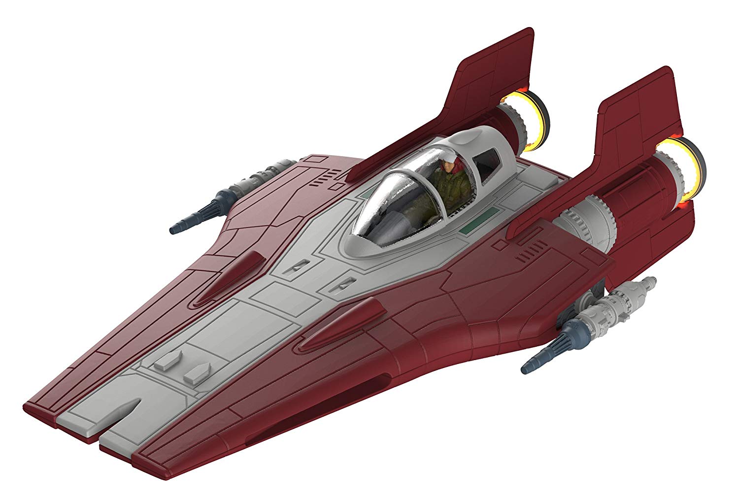 Revell 1/44 Build & Play Resistance A-Wing Fighter (Red) # 06770 