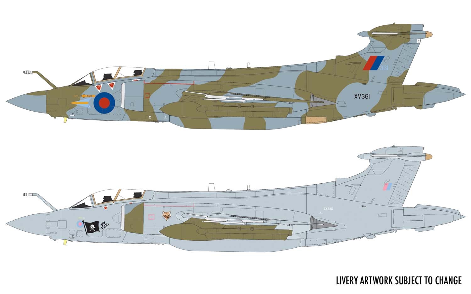 Airfix 1/72 Blackburn Buccaneer S.2B RAF # 06022