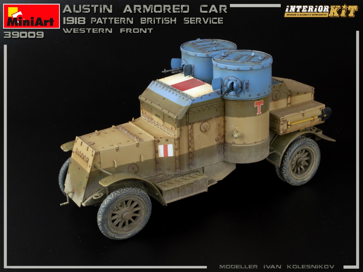 Miniart WWI 1/35 Austin Armored Car ( British Service) # 39009