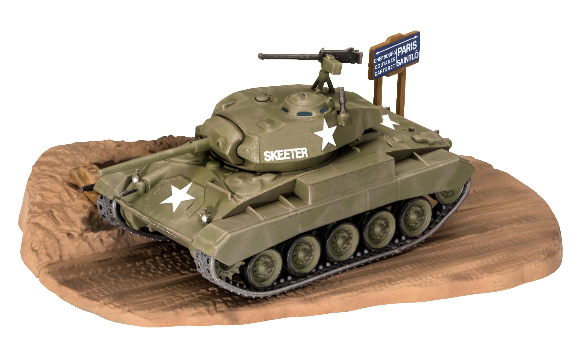 Revell 1/76 M24 Chaffee # 03323