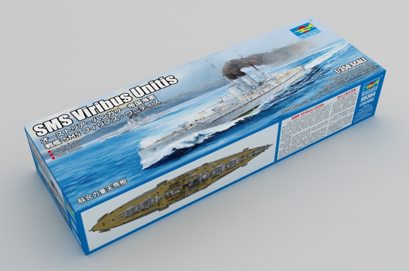 Trumpeter 1/350 SMS Viribus Unitis Austro-Hungarian Tegetthoff-class Dreadnought Battleship # 05364