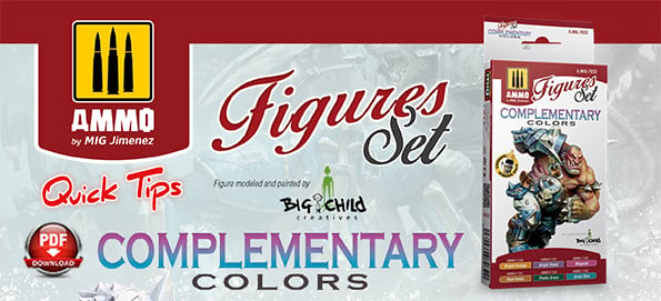 Ammo Mig Jimenez Complementary Colors Figure Set # 7032