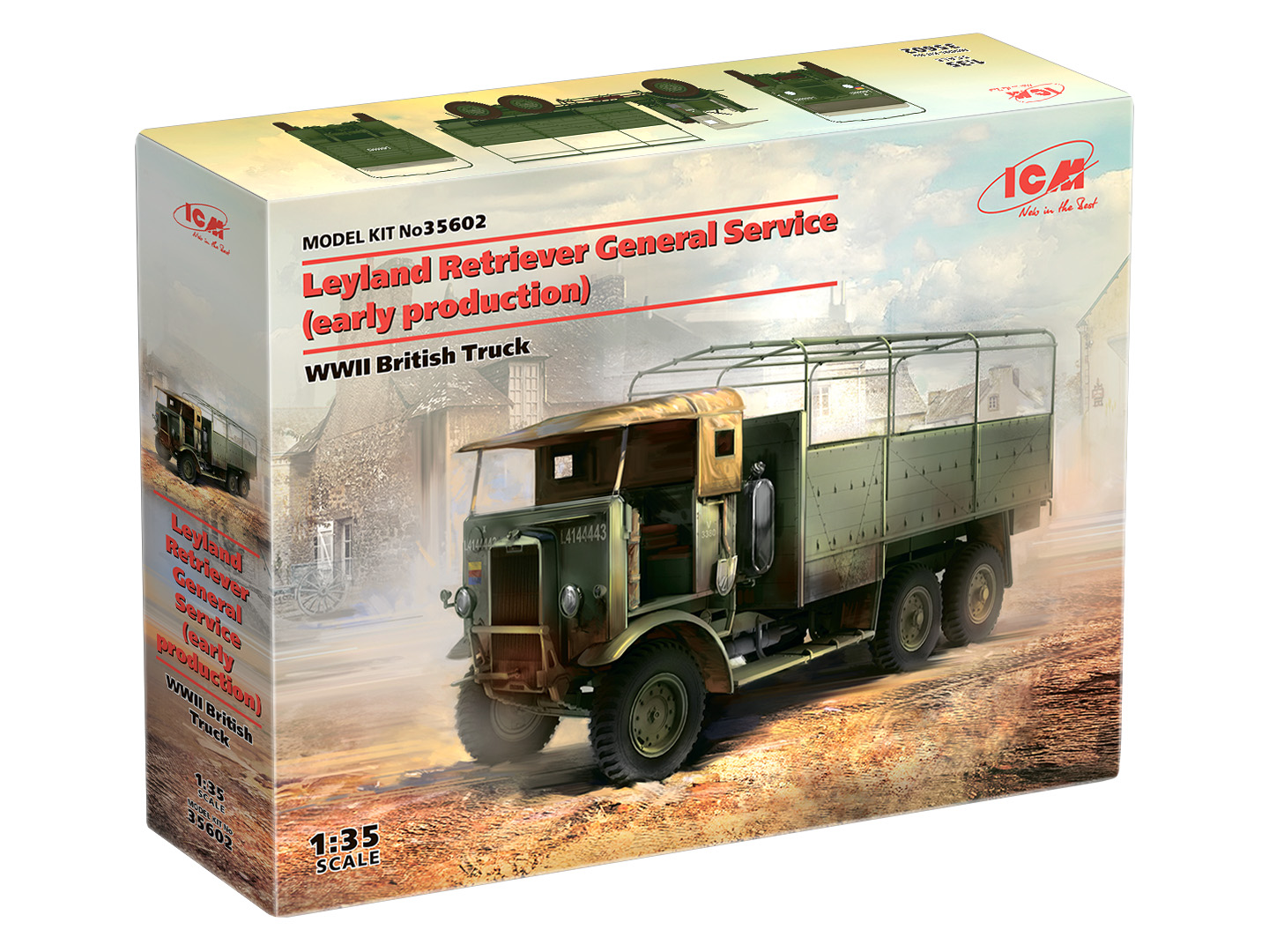 ICM 1/35 Leyland Retriever General Service WWII British truck # 35602