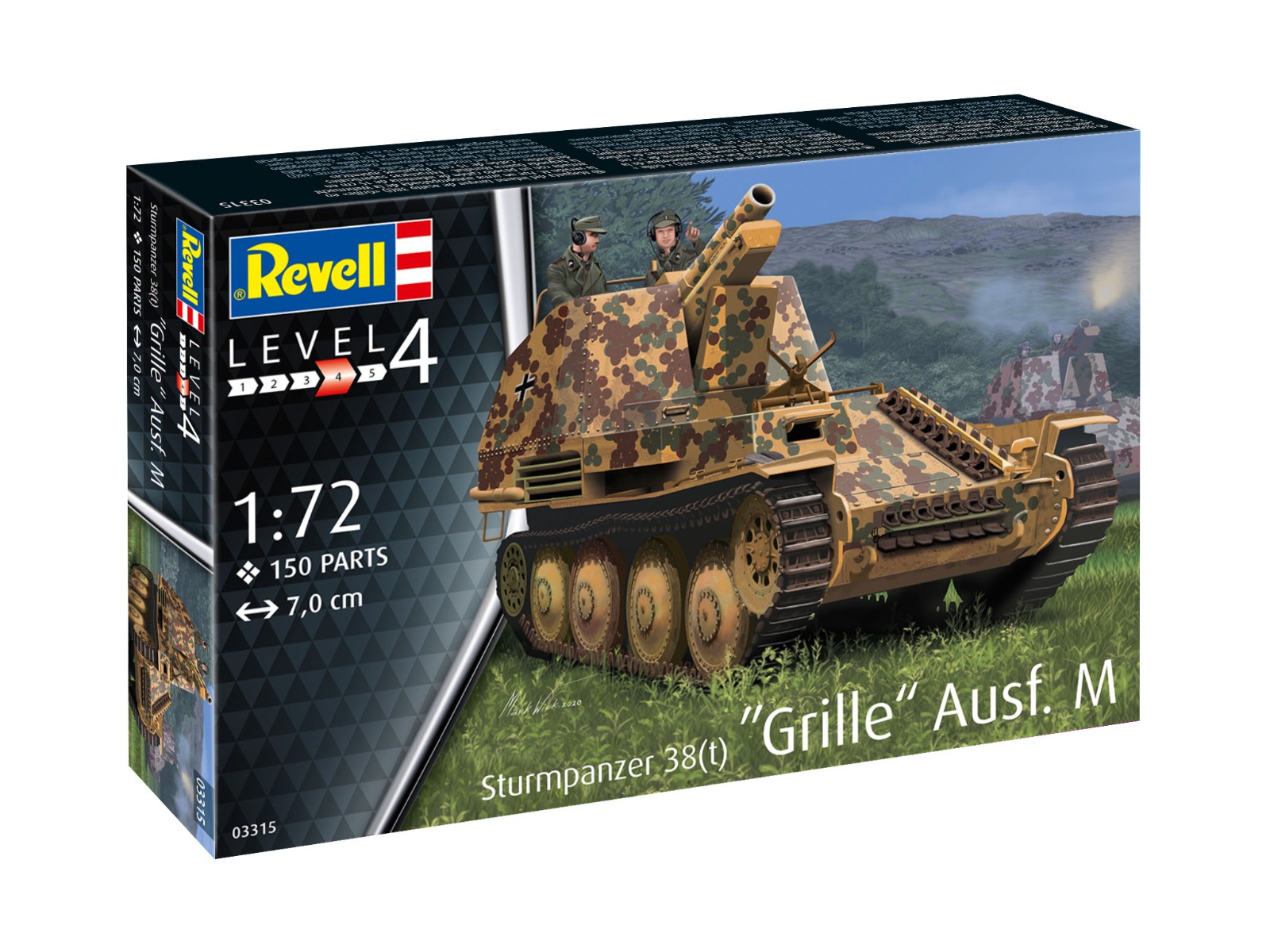 Revell 1/72 Sturmpanzer 38(t) Grille Ausf.M # 03315