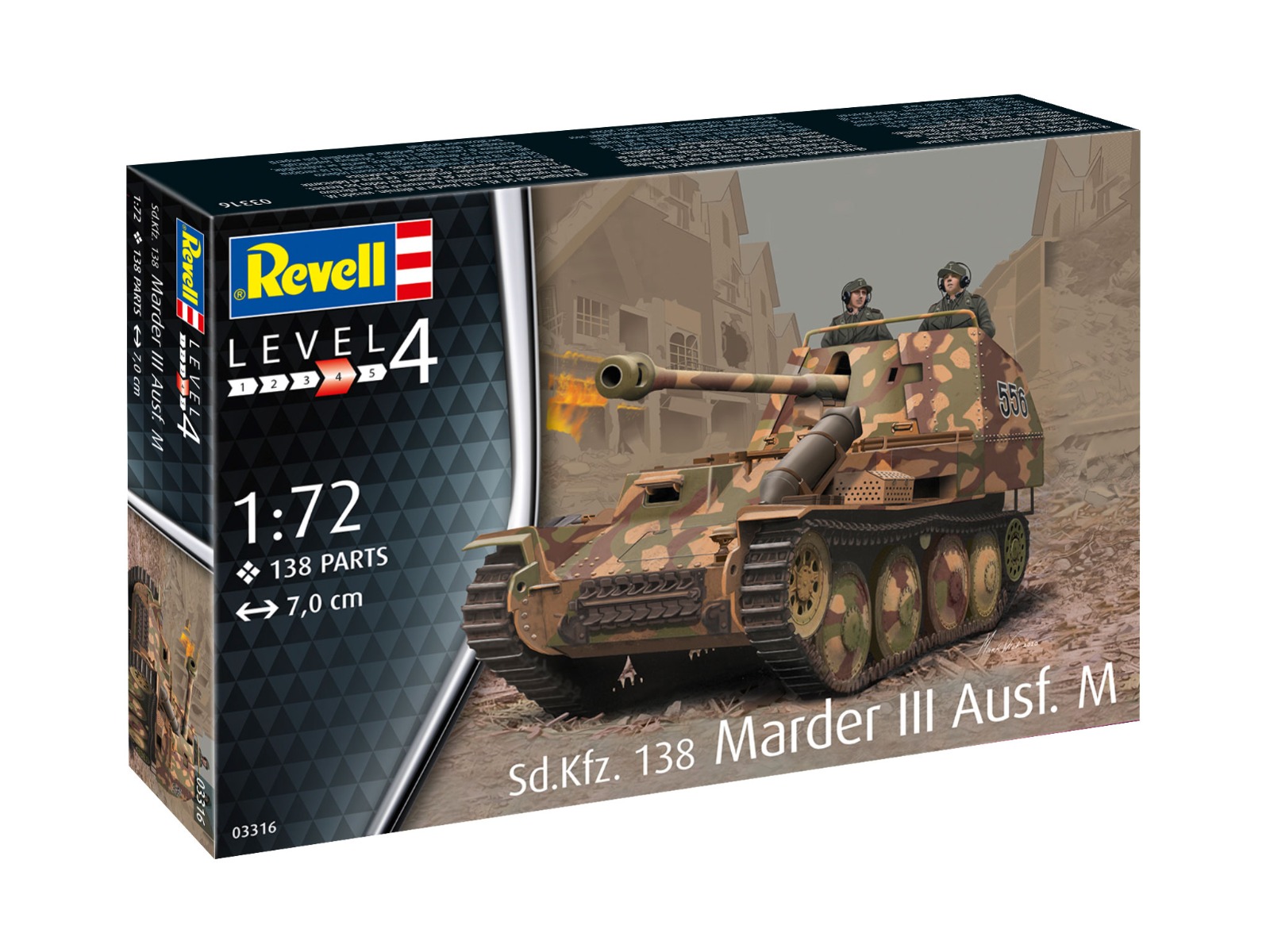 Revell 1/72 Sd.Kfz.138 Ausf.M Marder III # 03316