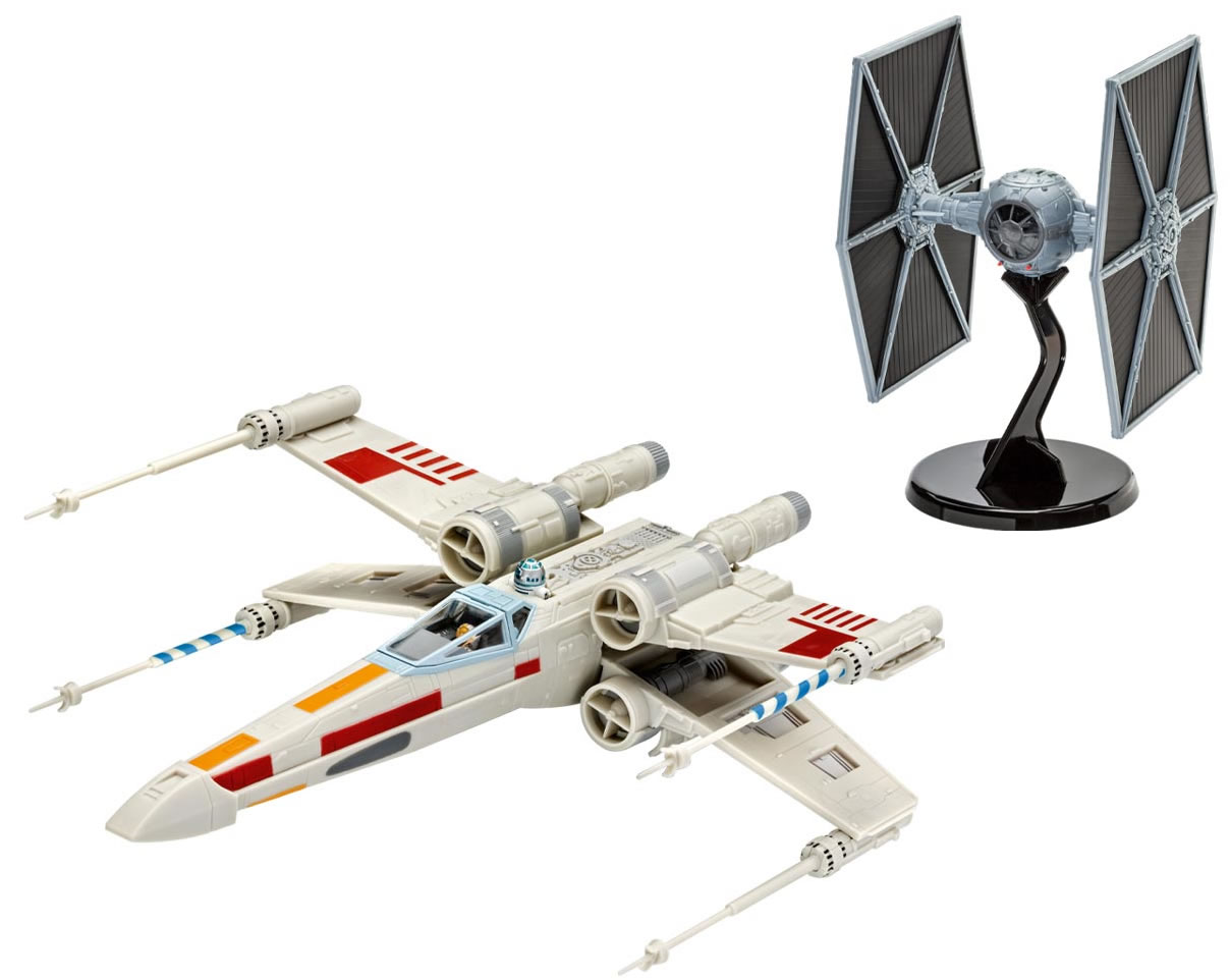 Revell 1/57 X-Wing Fighter & 1/65 TIE Fighter Gift Set # 06054