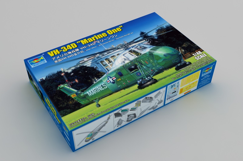 Trumpeter 1/48 Sikorsky VH-34D 'Marine One' (ex-Gallery) # 02885