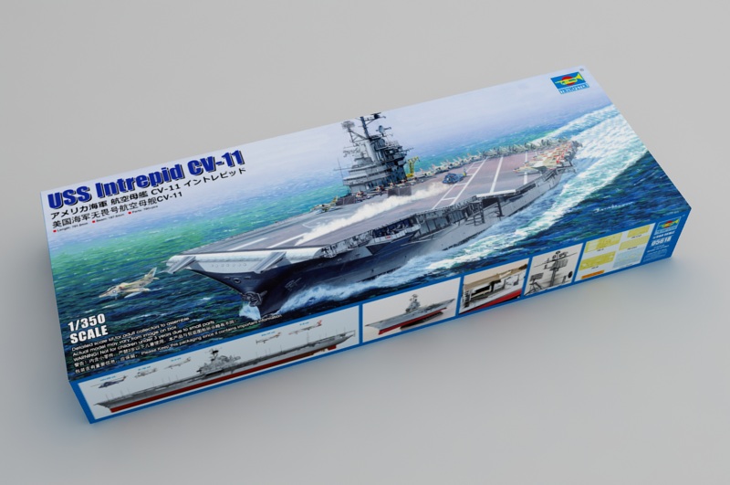 Trumpeter 1/350 USS Intrepid aircraft carrier CV-11 # 05618