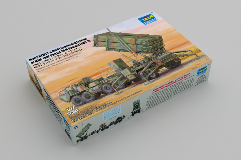 Trumpeter 1/72 M983 HEMTT & M901 Launching Station with MIM-104F Patriot SAM System (PAC 3) # 07157