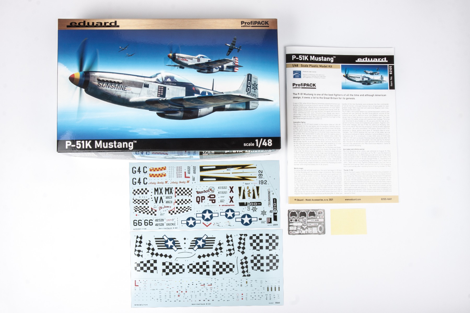 Eduard 1/48 North-American P-51K Mustang ProfiPACK Edition # 82105