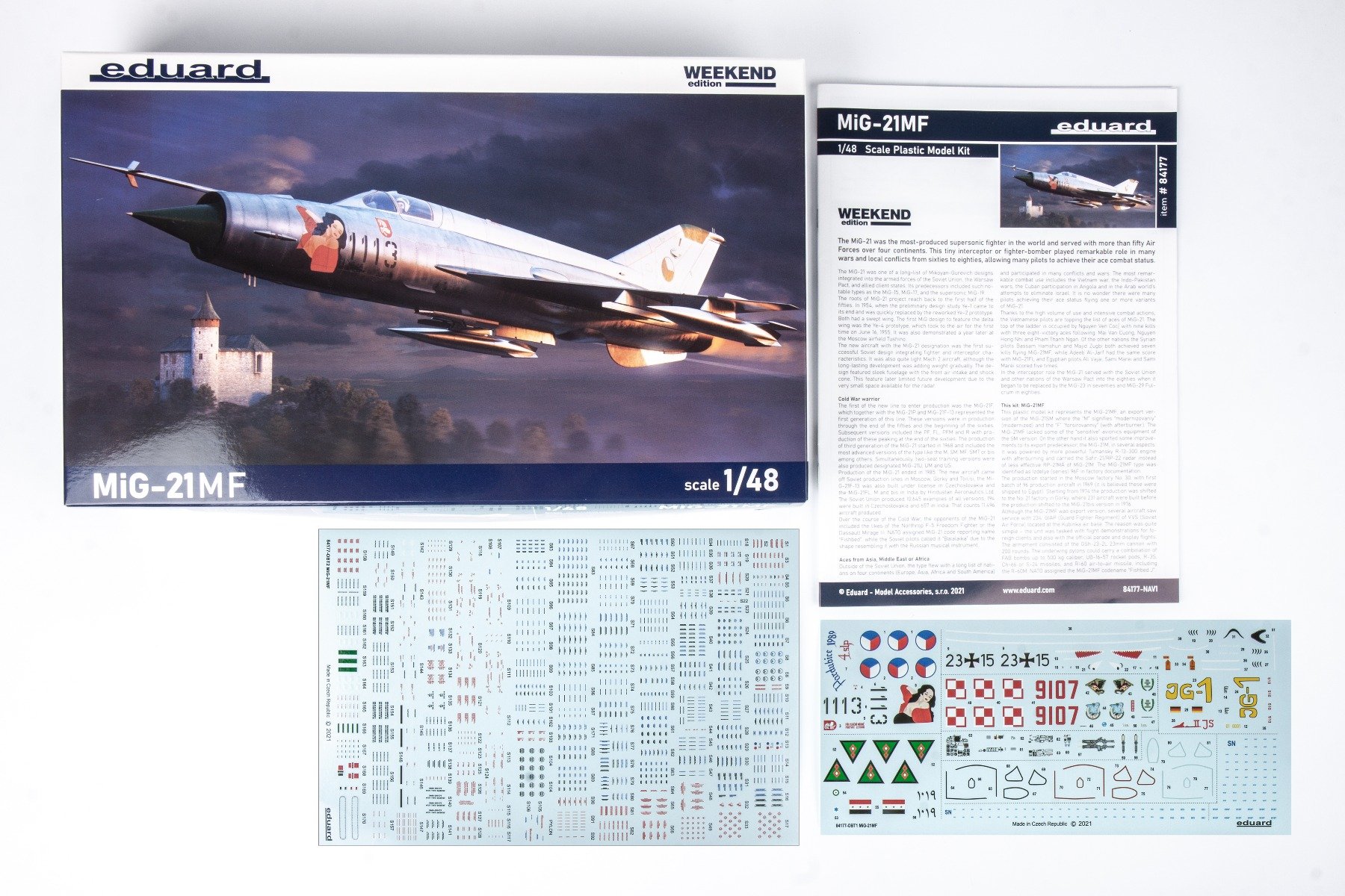 Eduard 1/48 Mikoyan MiG-21MF Weekend Edition # 84177