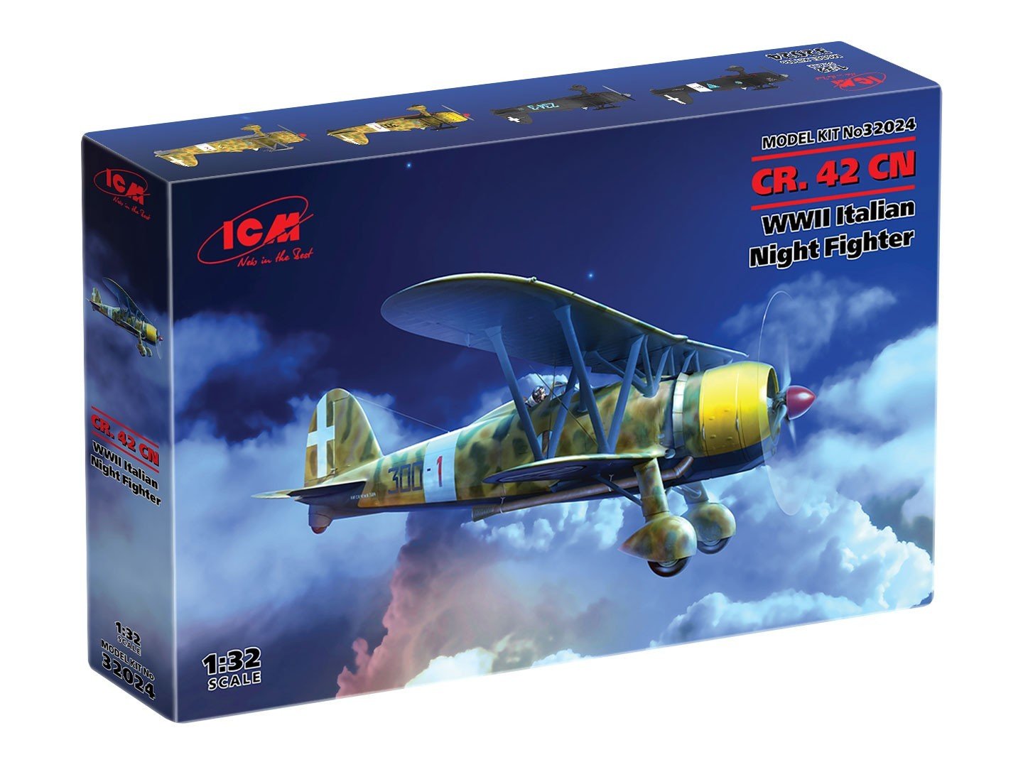 ICM 1/32 Fiat CR.42CN, WWII Italian Night Fighter # 32024