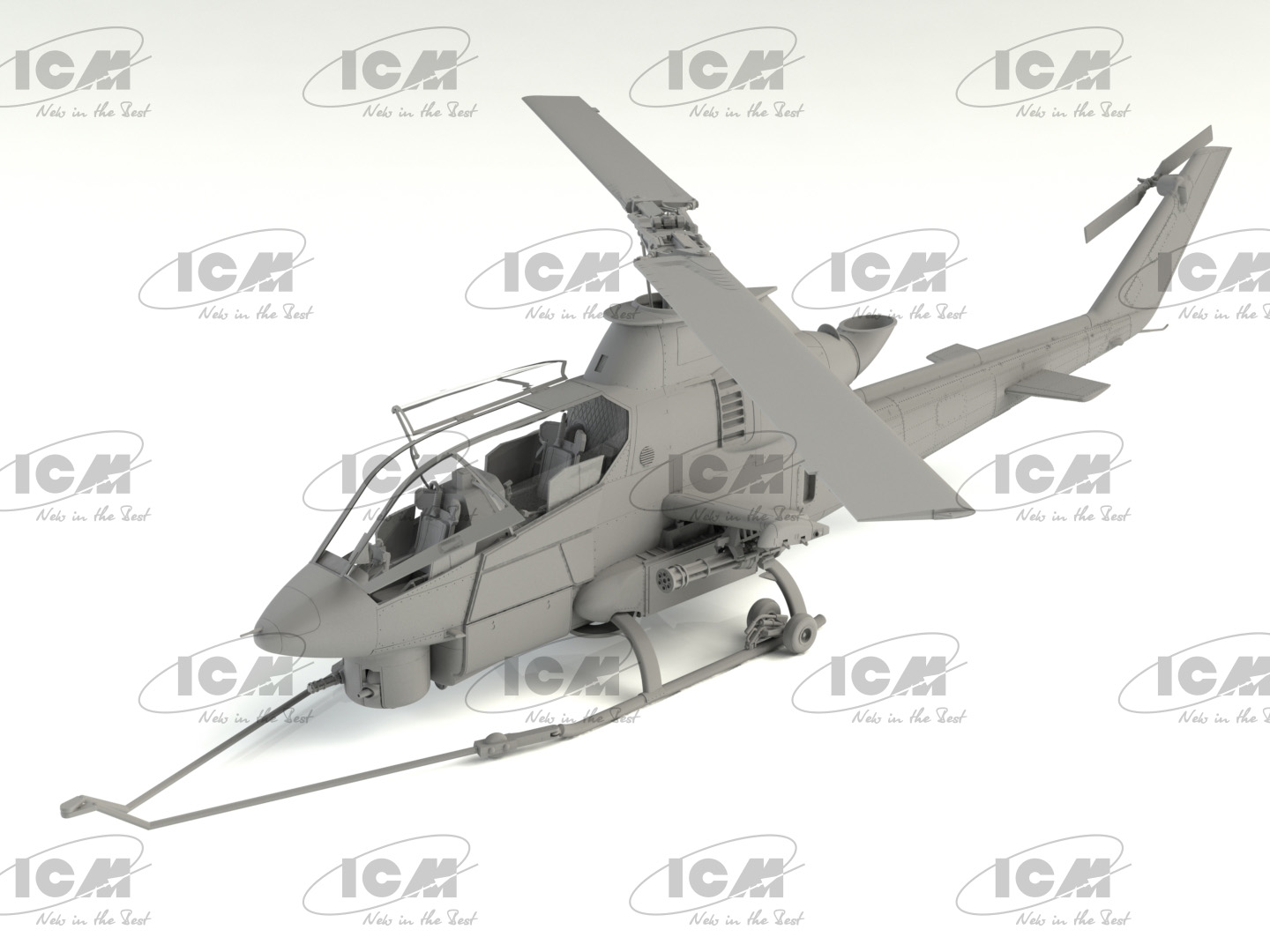 ICM 1/32 Bell AH-1G Cobra (late production) US Attack Helicopter # 32061