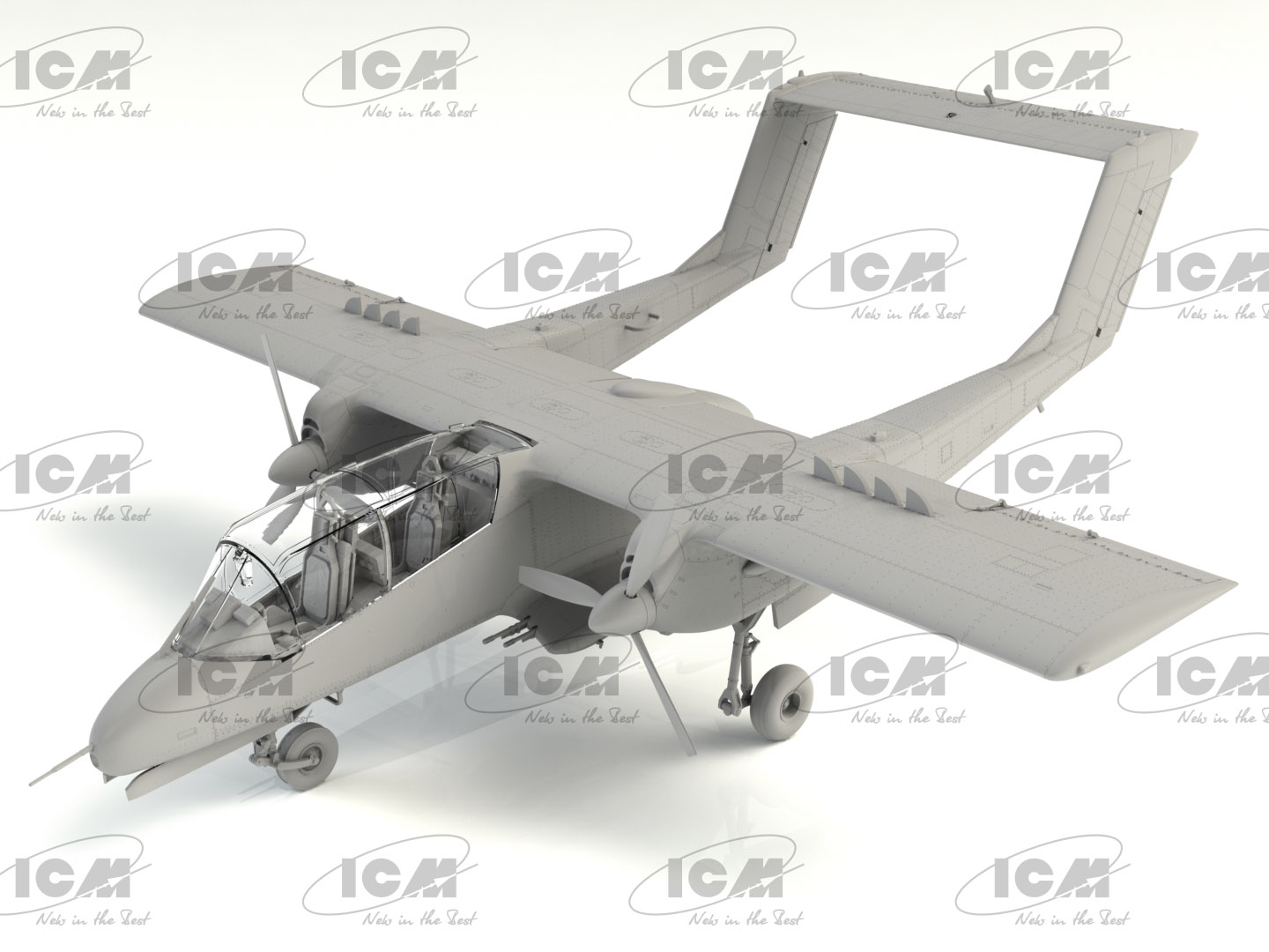 ICM 1/48 North-American/Rockwell OV-10А Bronco US Attack Aircraft  # 48300