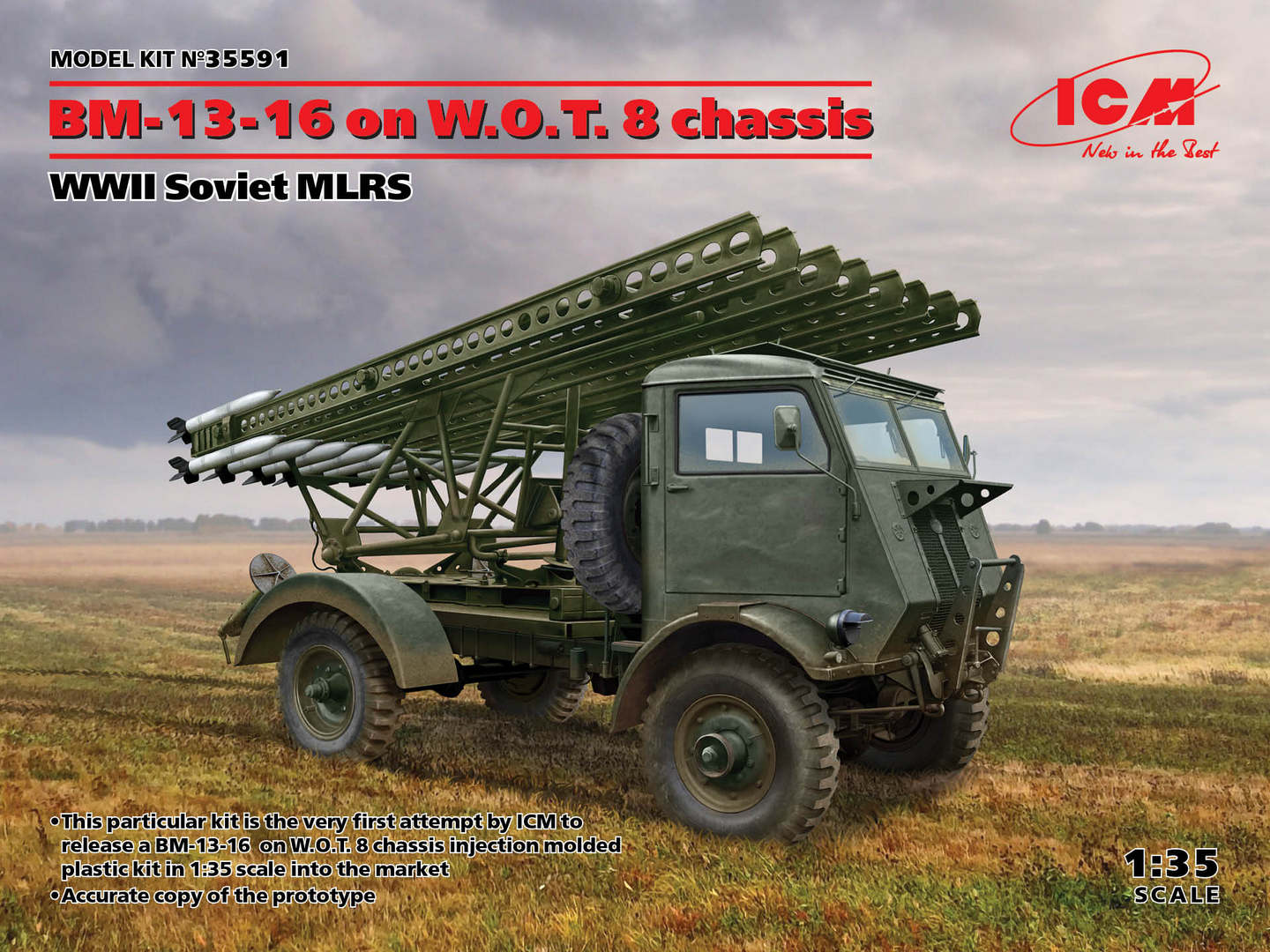 ICM 1/35 WWII Red Army Rocket Artillery # DS3512