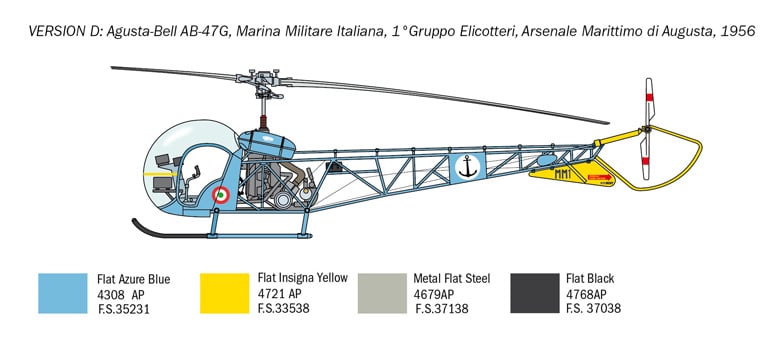 Italeri 1/48 Bell OH-13 Sioux # 2820