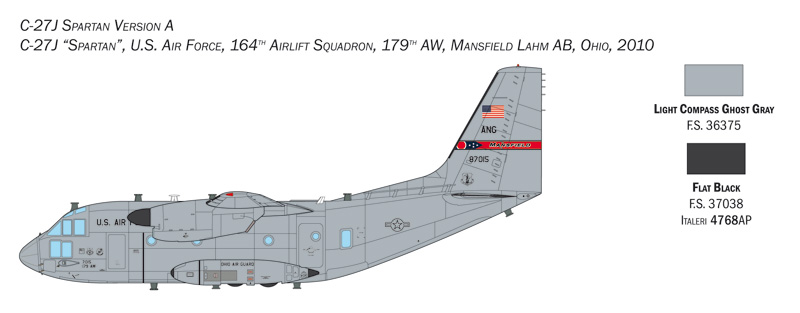 Italeri 1/72 C-27J Spartan / G.222 # 1450