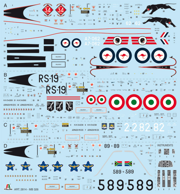 Italeri 1/48 Aermacchi MB-326 # 2814