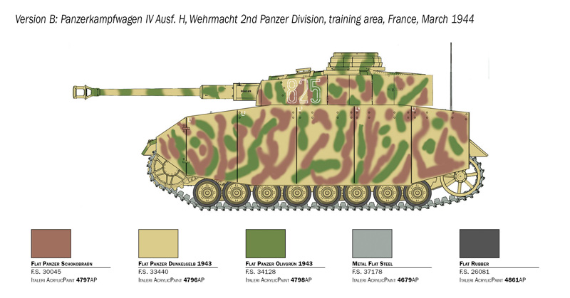 Italeri 1/35 Pz.Kpfw.IV Ausf.H # 6578