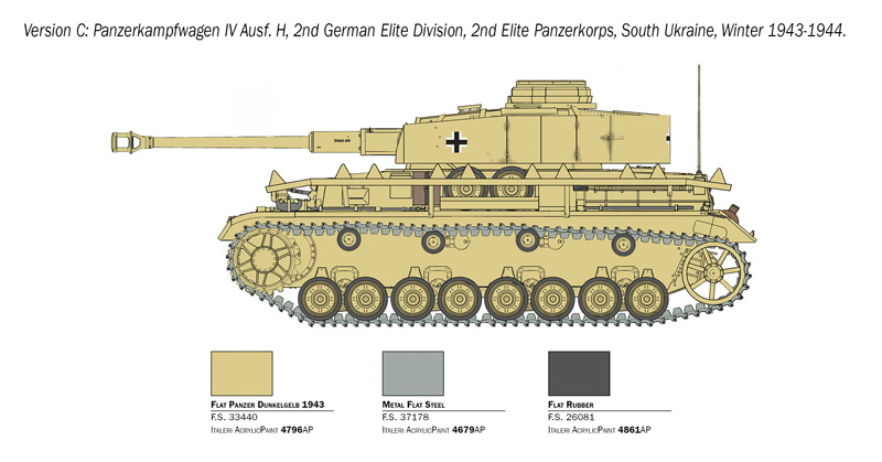 Italeri 1/35 Pz.Kpfw.IV Ausf.H # 6578