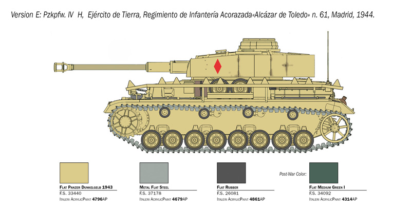 Italeri 1/35 Pz.Kpfw.IV Ausf.H # 6578