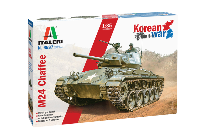 Italeri 1/35 M24 Chaffee Korean War # 6587