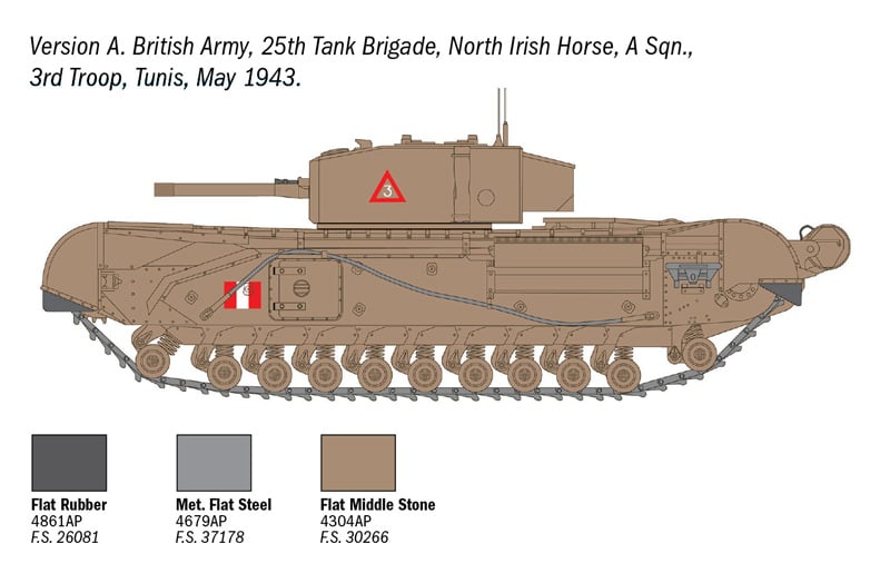 Italeri 1/72 Churchill Mk.III # 7083