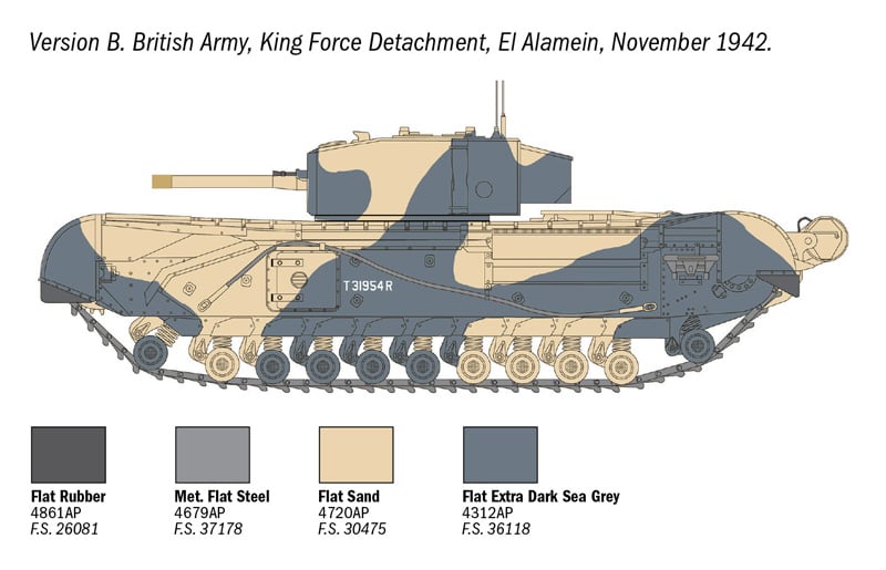 Italeri 1/72 Churchill Mk.III # 7083