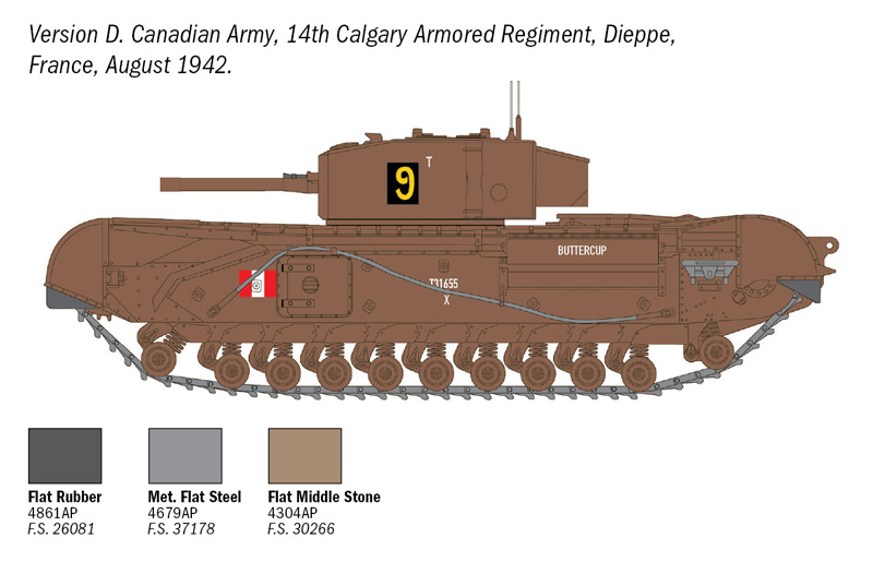 Italeri 1/72 Churchill Mk.III # 7083