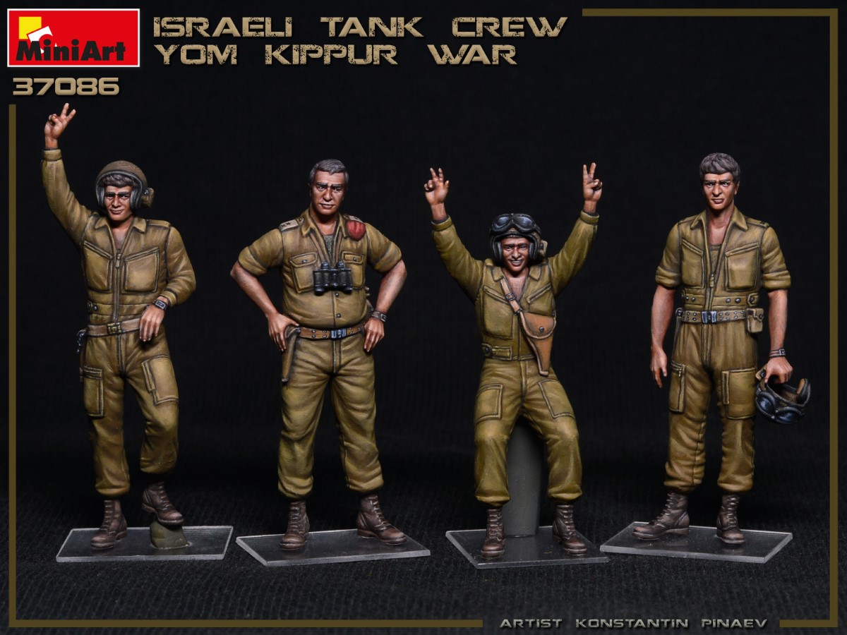 Miniart 1/35 Israeli Tank Crew - Yom Kippur War # 37086