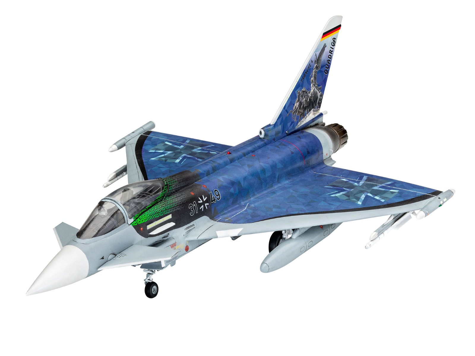 Revell 1/72 Eurofighter Luftwaffe Demo 2020 Quadriga # 03843