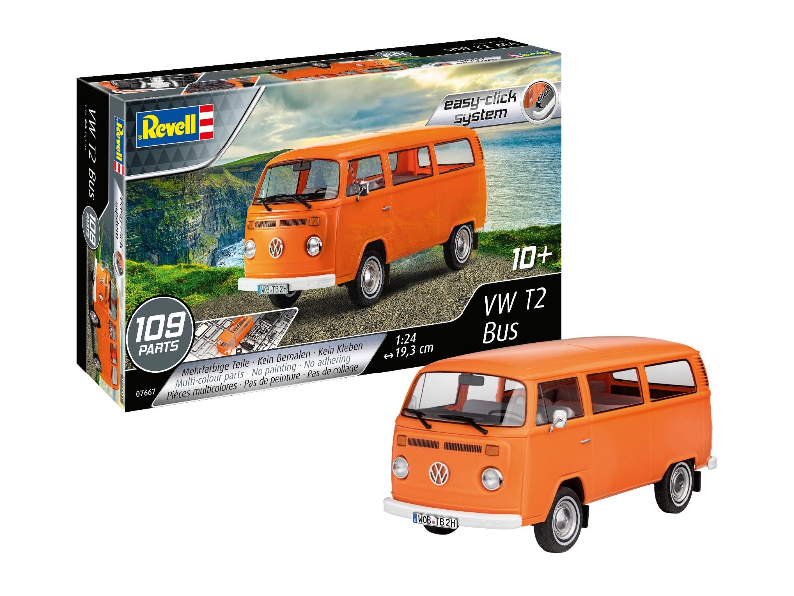 Revell 1/24 VW T2 Bus (easy-click) # 7667