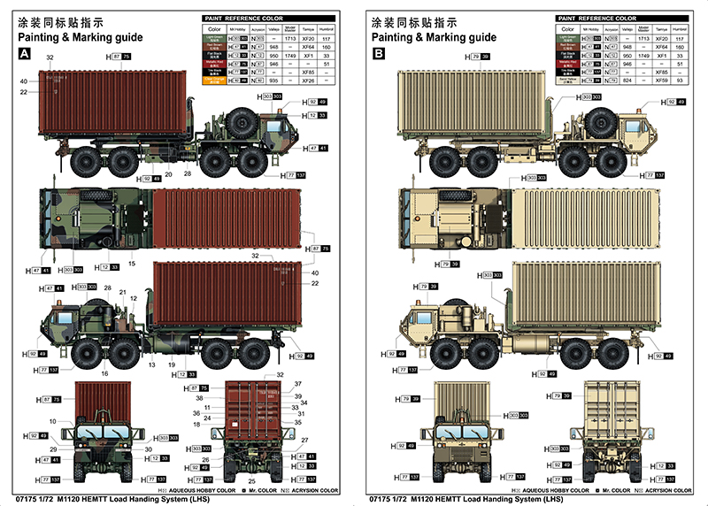 Trumpeter 1/72 M1120 HEMTT Load Handing System (LHS) # 07175