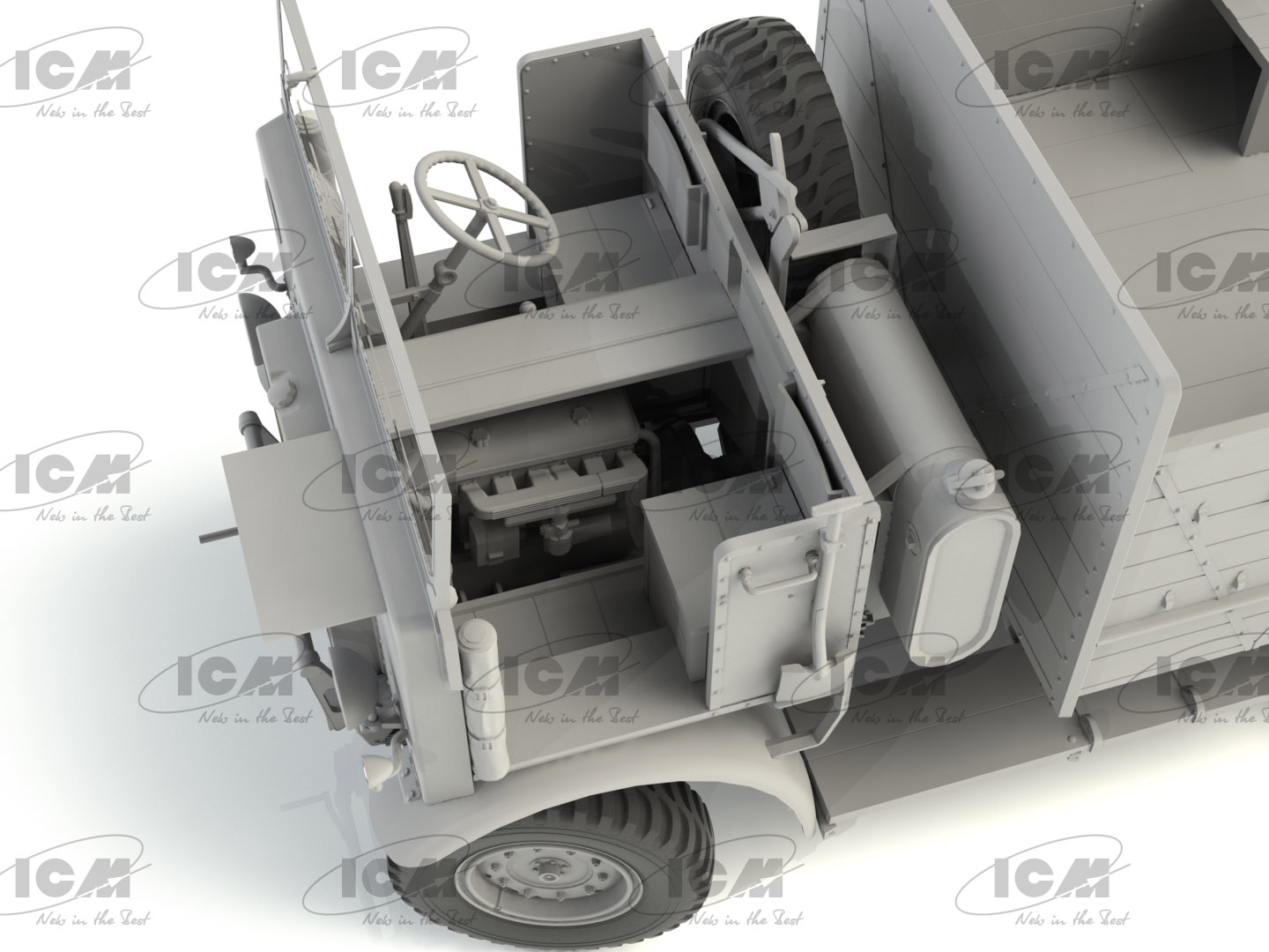 ICM 1/35 Leyland Retriever General Service WWII British Truck (100% new molds) # 35600