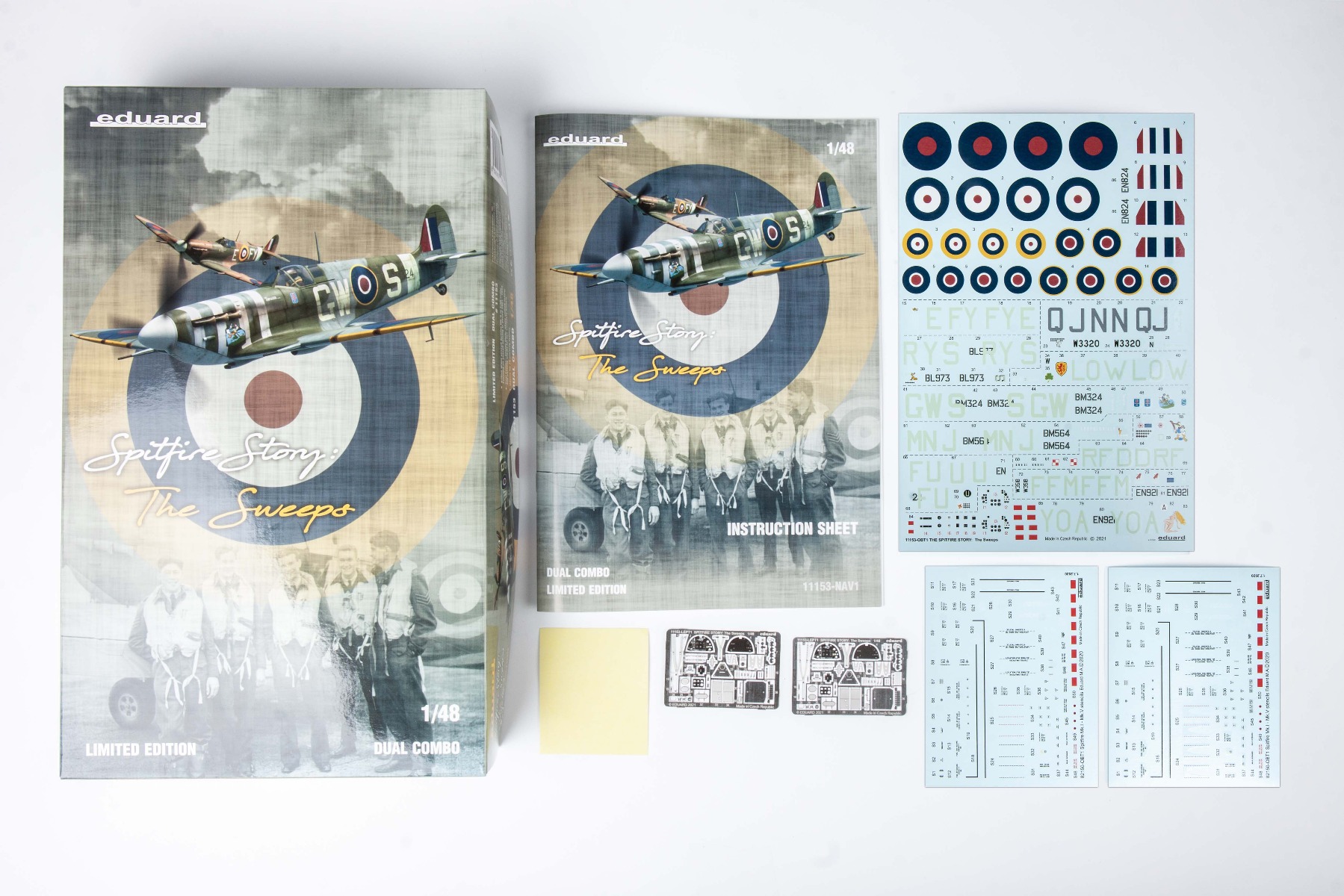 Eduard 1/48 Spitfire Story The Sweeps Ltd Edit # 11153