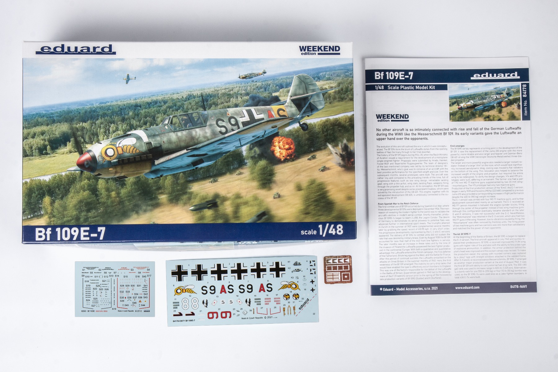 Eduard 1/48 Messerschmitt Bf-109E-7 Weekend Edition # 84178