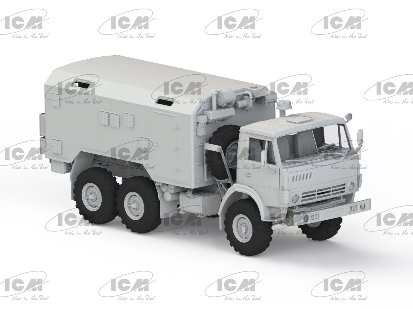 ICM 1/35 Soviet Six-Wheel Army Truck with Shelter # 35002