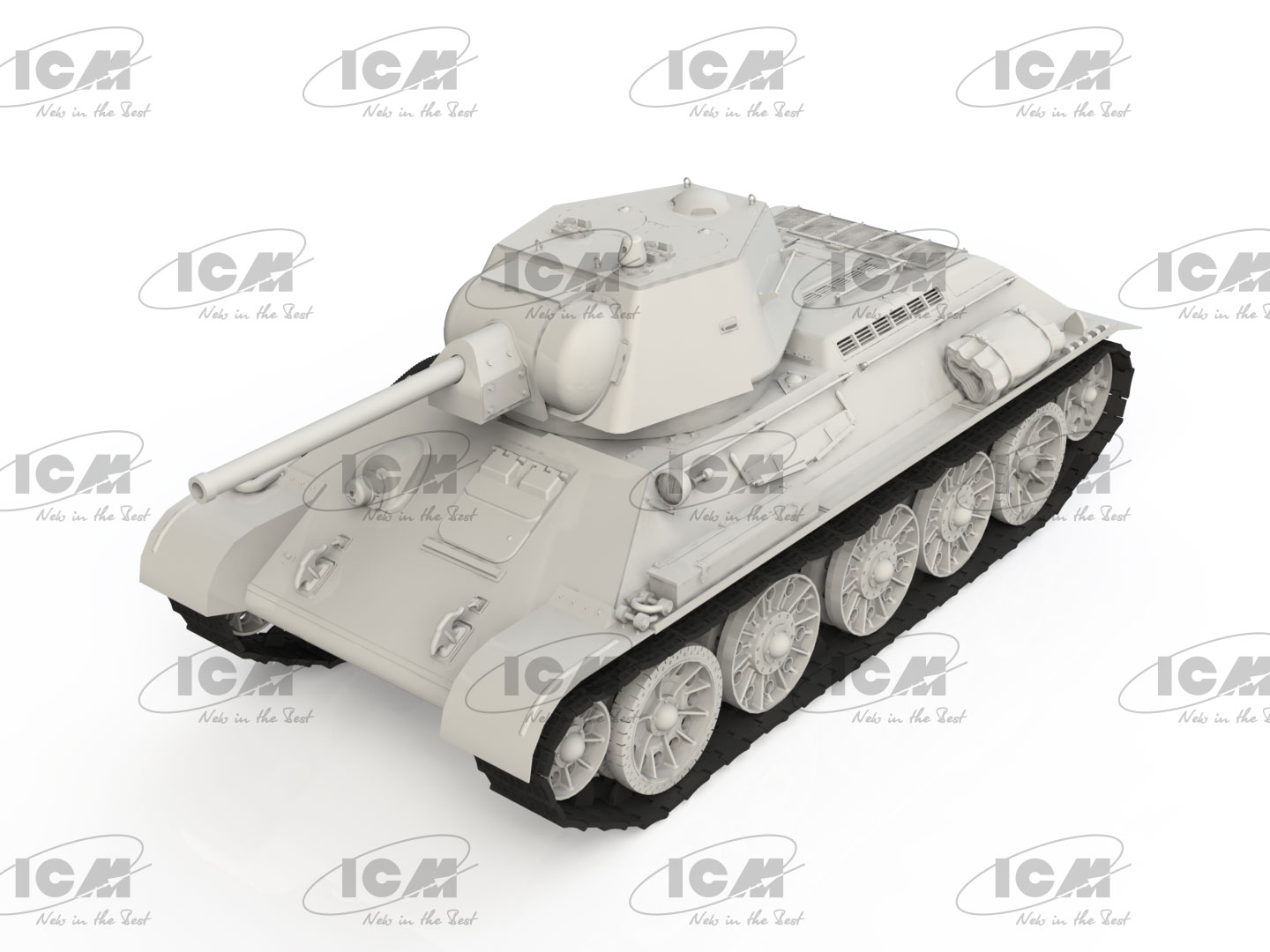 ICM 1/35 ОТ-34/76 WWII Soviet Flamethrower Tank # 35354