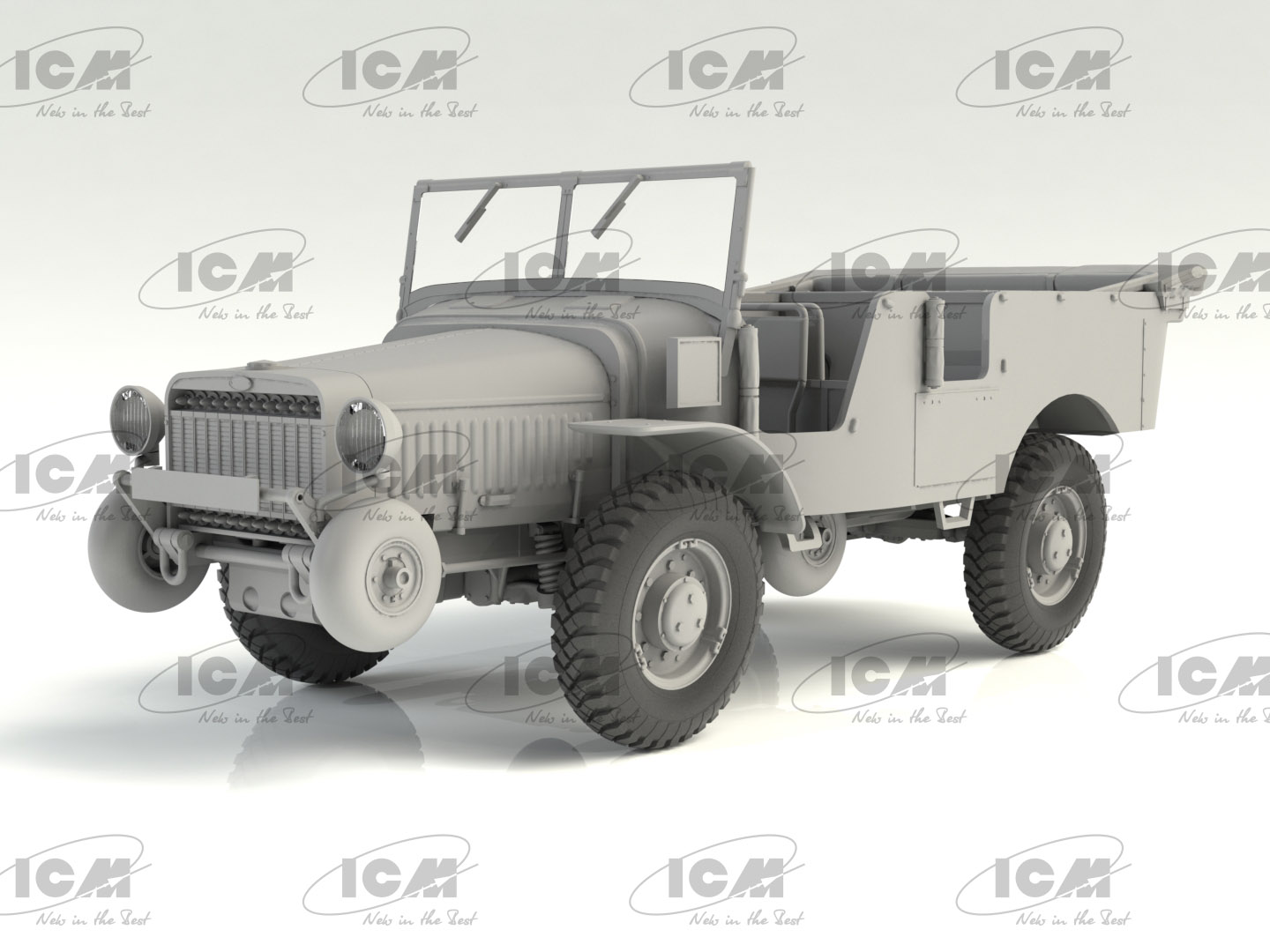 ICM 1/35 Laffly V15T WWII French Artillery Towing Vehicle # 35570