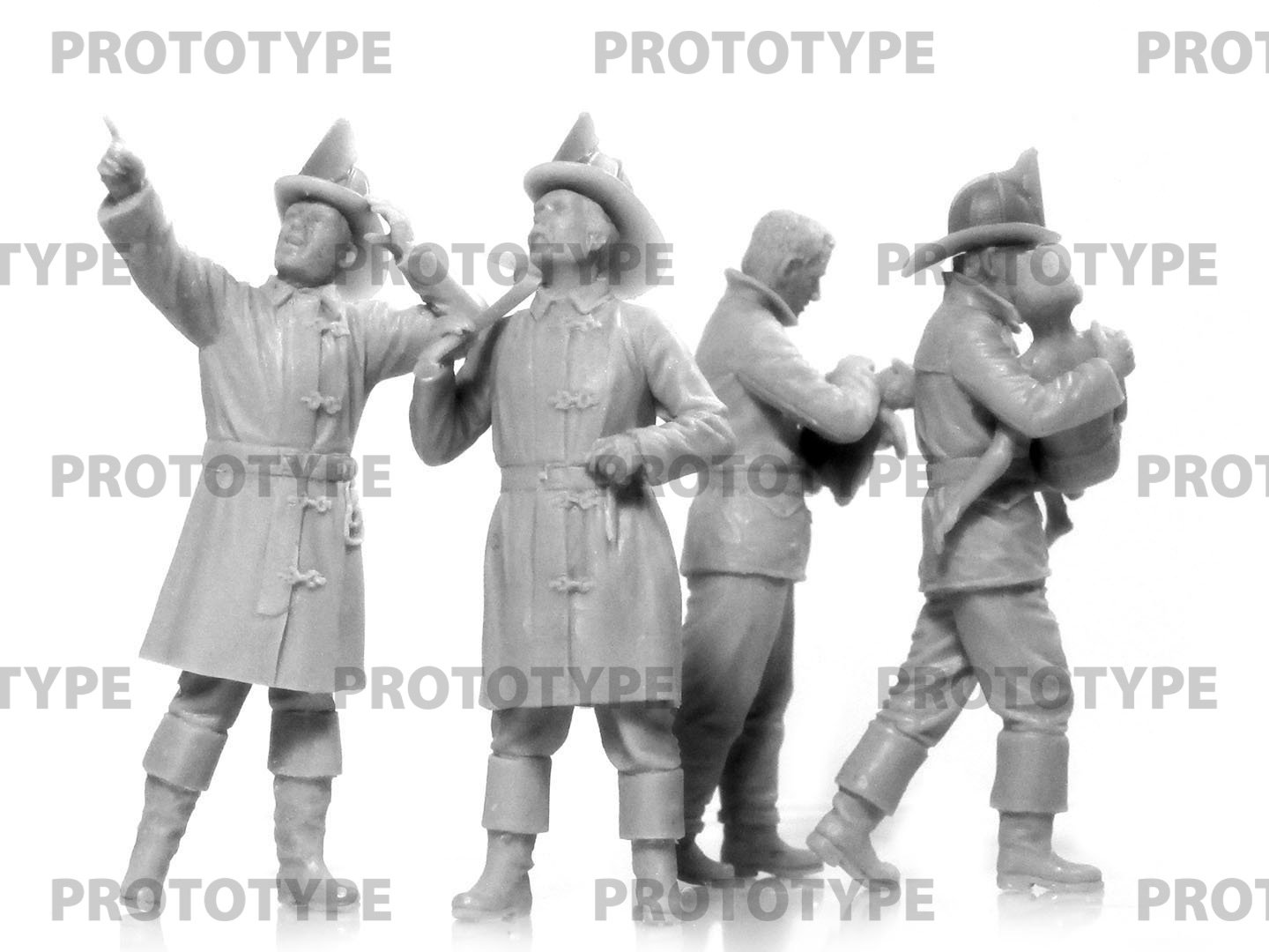 ICM 1/35 American Fire Truck Crew (1910s) # 35622