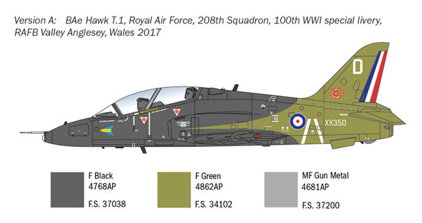 Italeri 1/48 BAE Hawk T Mk.1 # 2813