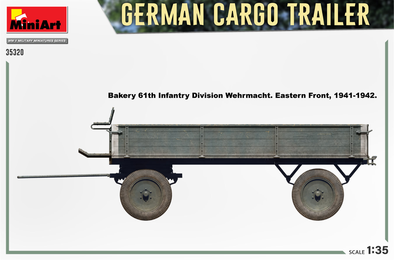 Miniart 1/35 German Cargo Trailer # 35320