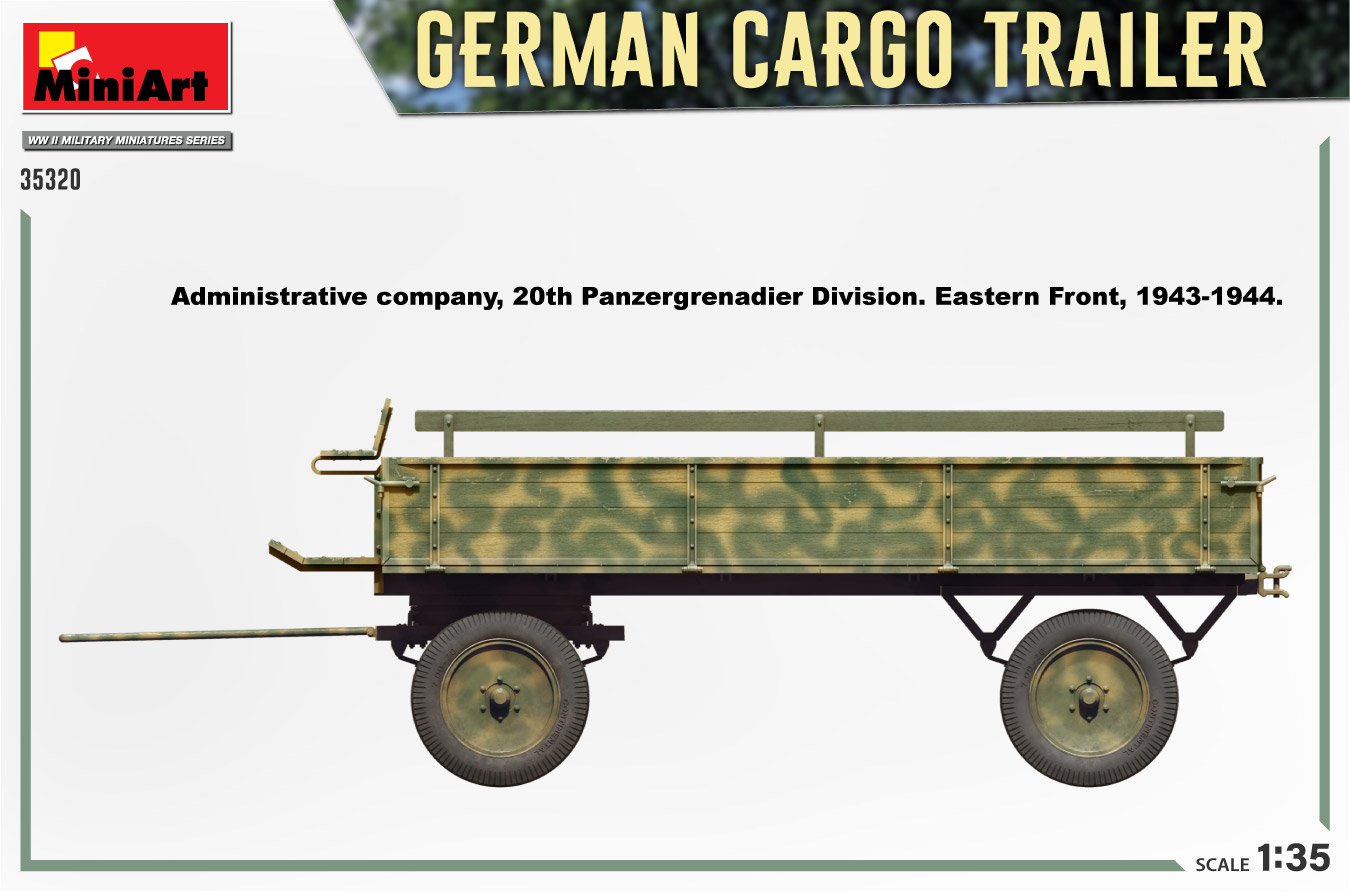 Miniart 1/35 German Cargo Trailer # 35320