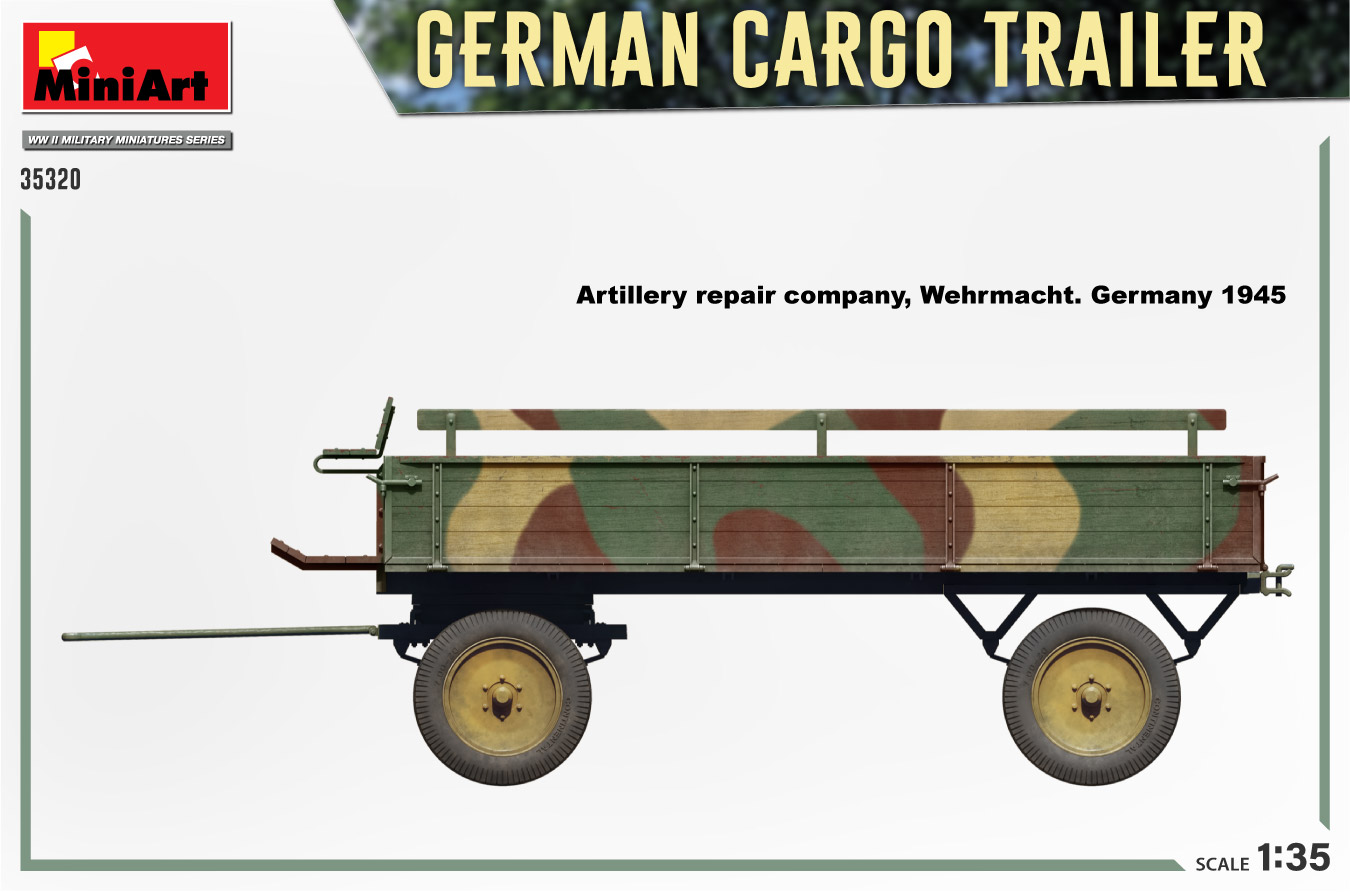 Miniart 1/35 German Cargo Trailer # 35320