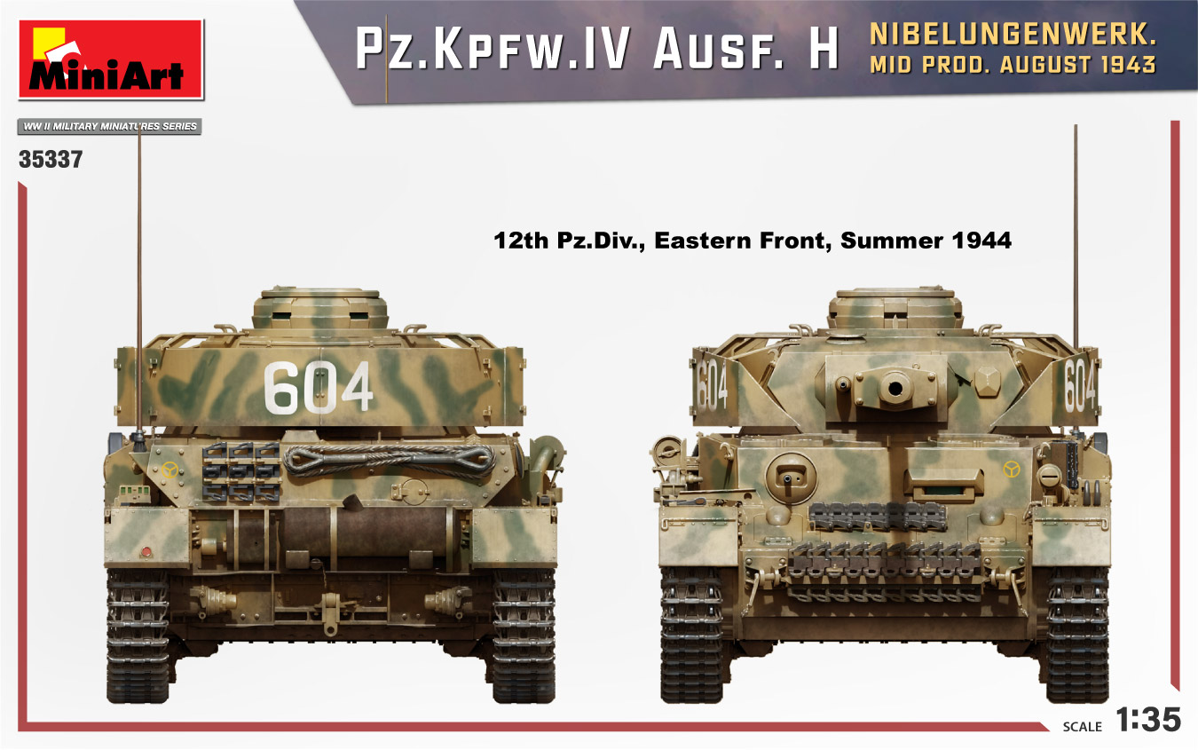 Miniart 1/35 Pz.Kpfw.IV Ausf H Nibelungenwork Mid Prod # 35337